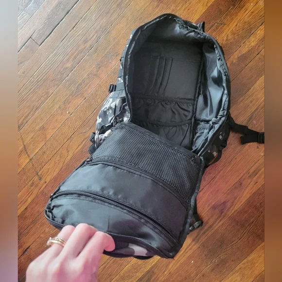 Papa Lils Tactical Diaper Bag Backpack Camo Dad Bag Changing Pad Organizer - Picture 4 of 8